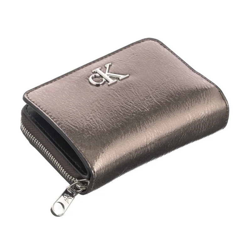 Calvin Klein Minimal Monogram M Zip Around T Gunmetal K60K612745 ADA (CK587-a) rokassoma