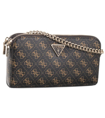 Guess Eco Erica Status Crossbody HWEQG9 51012 Brown Logo (GU676-a) rokassoma