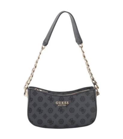 Guess Evelune Top Zip Shoulder Bag HWPG93 53180 Charcoal Logo (GU695-a) rokassoma