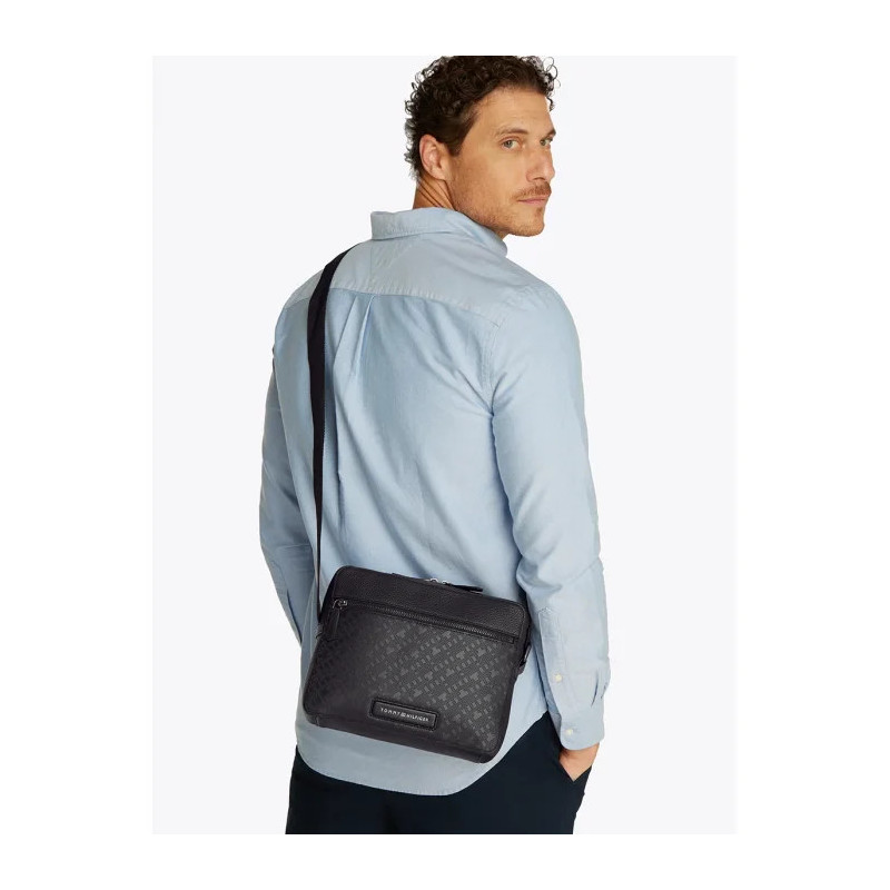 Tommy Hilfiger TH Monogram Mini Messenger AM0AM13211 BDS (TH1269-a) rankinė