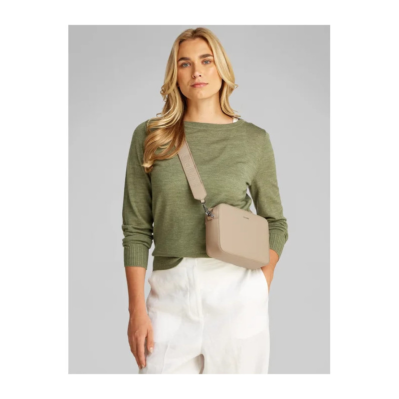 Calvin Klein CK Must Small Camera Bag Crockery K60K613145 W75 (CK631-a) handbag