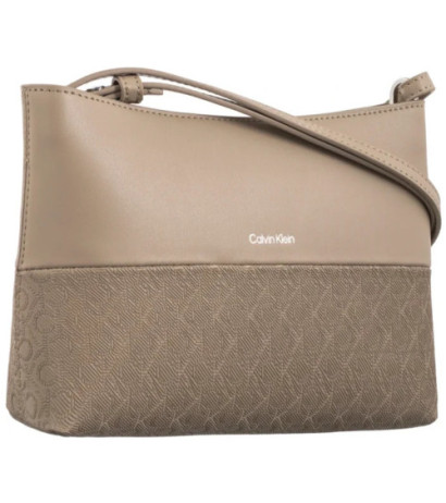 Calvin Klein CK Mixmedia Convertible Bag Mono Crockery K60K613170 W75 (CK632-a) handbag