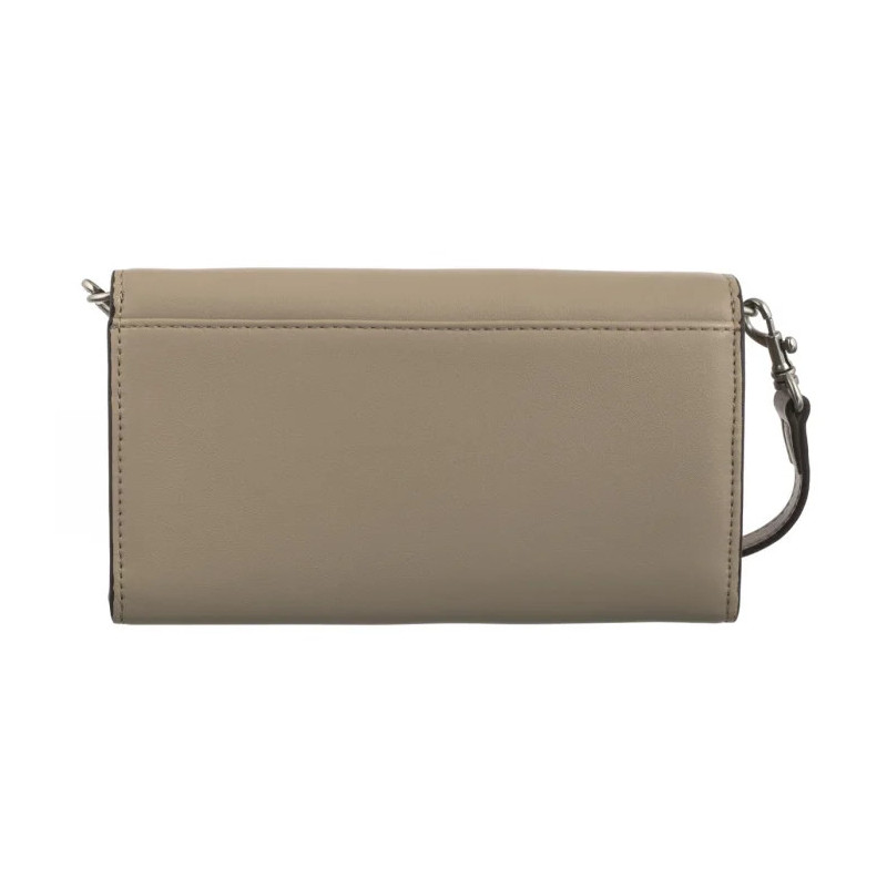 Calvin Klein Sculpted Long Fold Strap Wallet Crockery LV04K1006G PBF (CK640-a) handbag