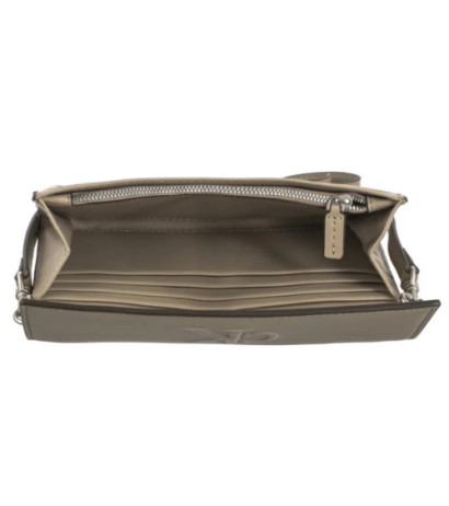 Calvin Klein Sculpted Long Fold Strap Wallet Crockery LV04K1006G PBF (CK640-a) handbag