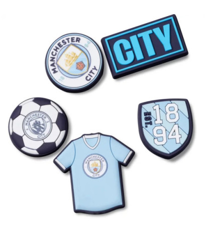 Crocs Jibbitz™ Manchester City 5-Pack 10012074 (CR358-a) piederums