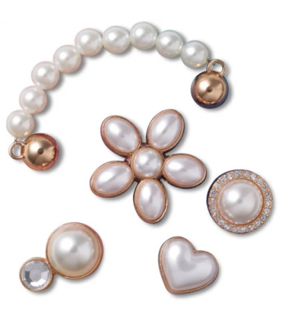 Crocs Jibbitz™ Dainty Pearl Jewelry 5-Pack 10013133 (CR362-a) aksesuaras