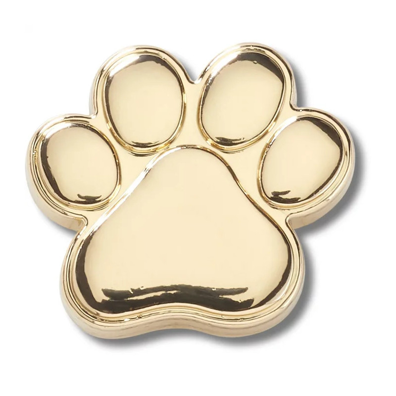 Crocs Jibbitz™ Gold Dog Paw 10012310 (CR365-a) accessory