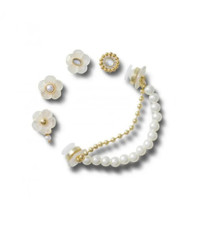 Crocs Jibbitz™ Gold And Floral 5 Pack 10014675 (CR376-a) accessory