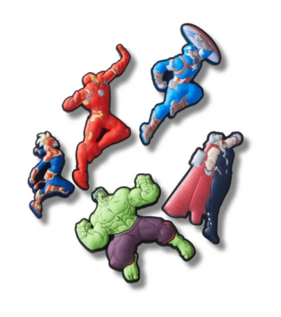Crocs Jibbitz™ Avengers 5 Pck 10015112 (CR377-a) aksesuaras