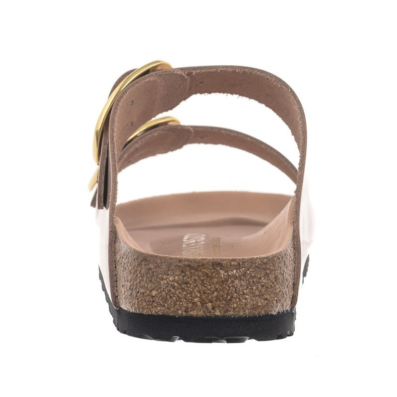 Birkenstock Arizona Big Buckle High-Shine New Beige 1026553 (BK239-b) Women's Shoes/Flip Flops