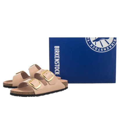 Birkenstock Arizona Big Buckle High-Shine New Beige 1026553 (BK239-b) Sieviešu apavi/Flip Flops