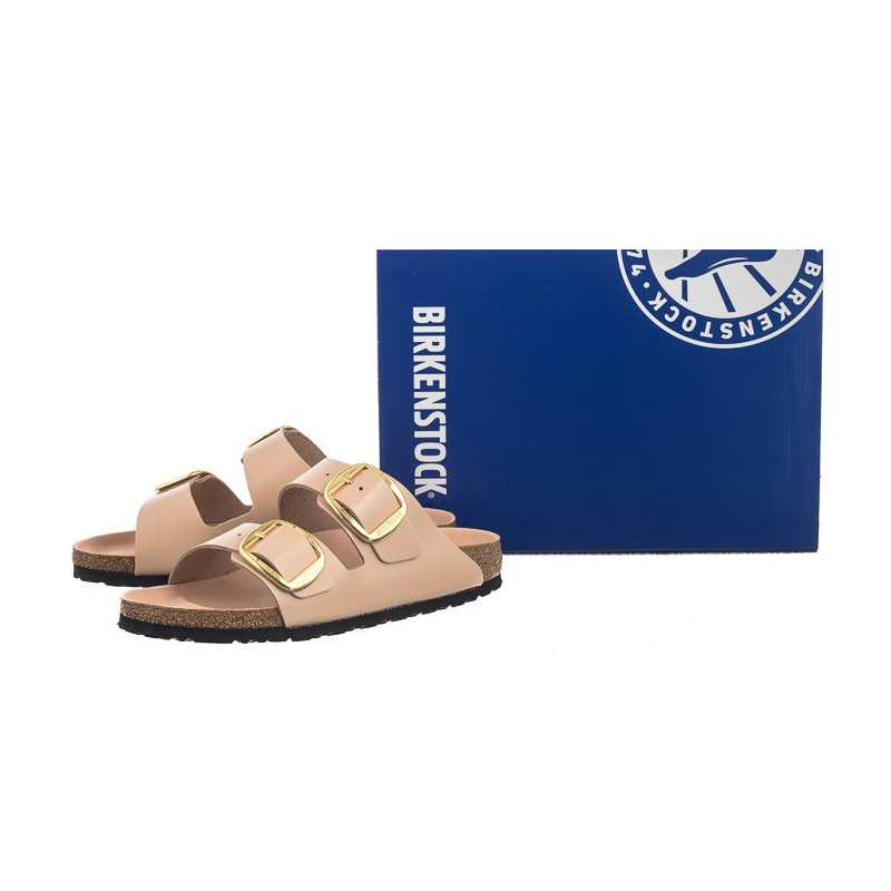 Birkenstock Arizona Big Buckle High-Shine New Beige 1026553 (BK239-b) Naiste kingad/klappide klapid