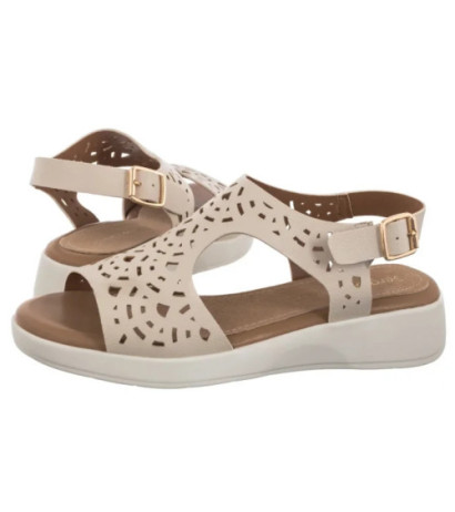 Sergio Leone Beżowe SK 850 (SL575-a) sandals