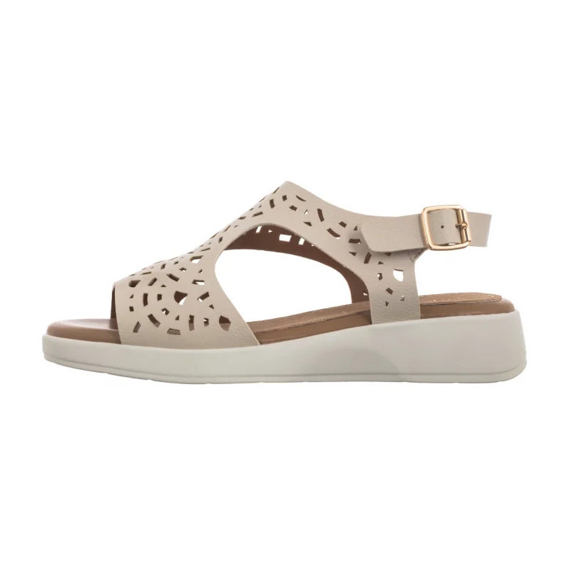 Sergio Leone Beżowe SK 850 (SL575-a) sandalai