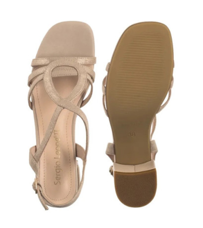 Sergio Leone Złote SK 885 (SL577-a) shoes