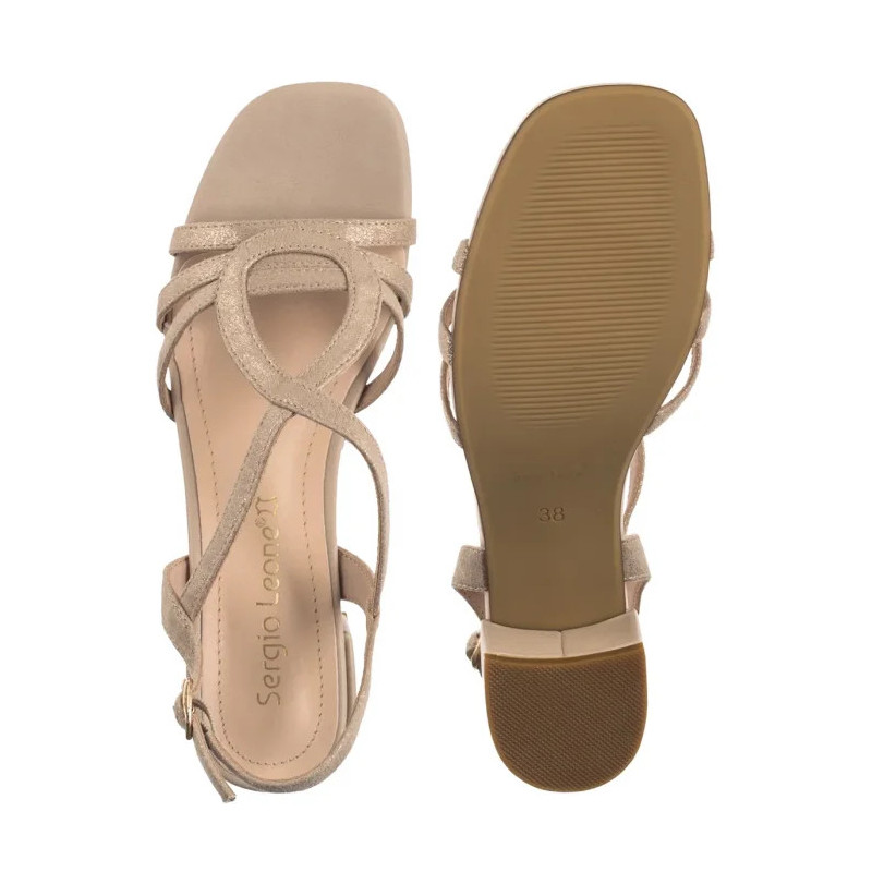 Sergio Leone Złote SK 885 (SL577-a) kurpes