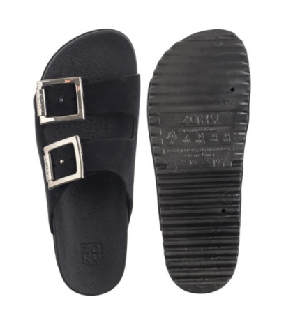 Zaxy Partner New AD RR285028/BH396 Czarny Welur (ZA199-a) Women's Shoes/Flip Flops
