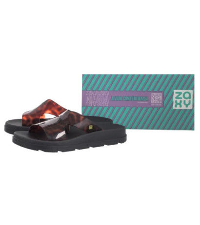 Zaxy Daily New AD RR285022/BH626 Czarny/Leopard (ZA200-a) Sieviešu apavi/Flip Flops