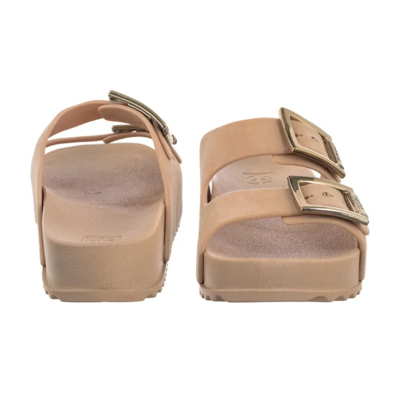 Zaxy Partner New AD RR285027/BG970 Beż Welur (ZA199-b) Sieviešu apavi/Flip Flops