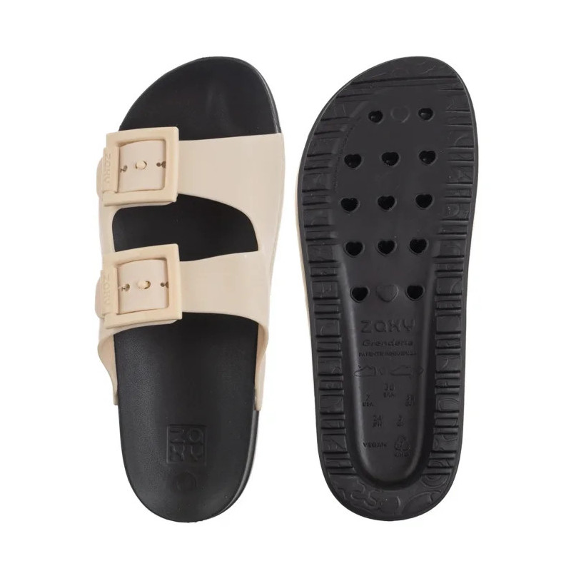 Zaxy Partner High AD RR285035/BG771 Biały/Czarny (ZA202-a) Women's Shoes/Flip Flops