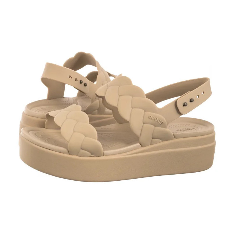 Crocs Brooklyn Woven Upper Lw Chai 209977-212 (CR383-a) bateliai