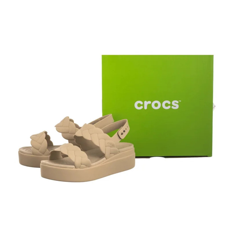 Crocs Brooklyn Woven Upper Lw Chai 209977-212 (CR383-a) bateliai