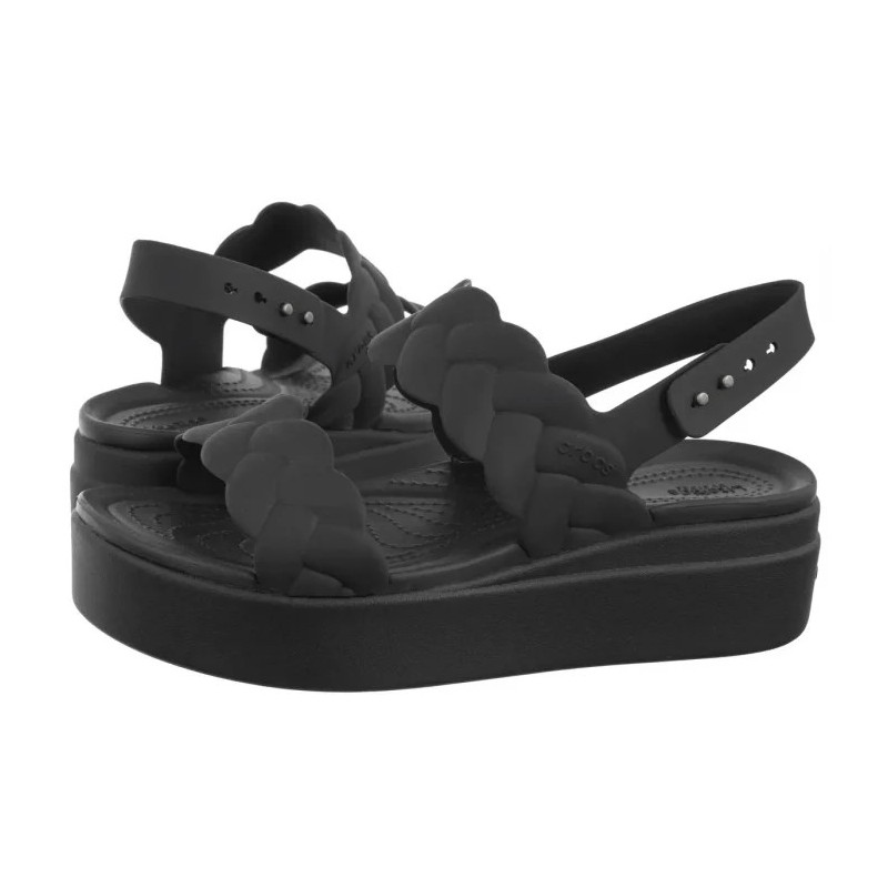 Crocs Brooklyn Woven Upper Lw Black/Black 209977-060 (CR383-b) kingad