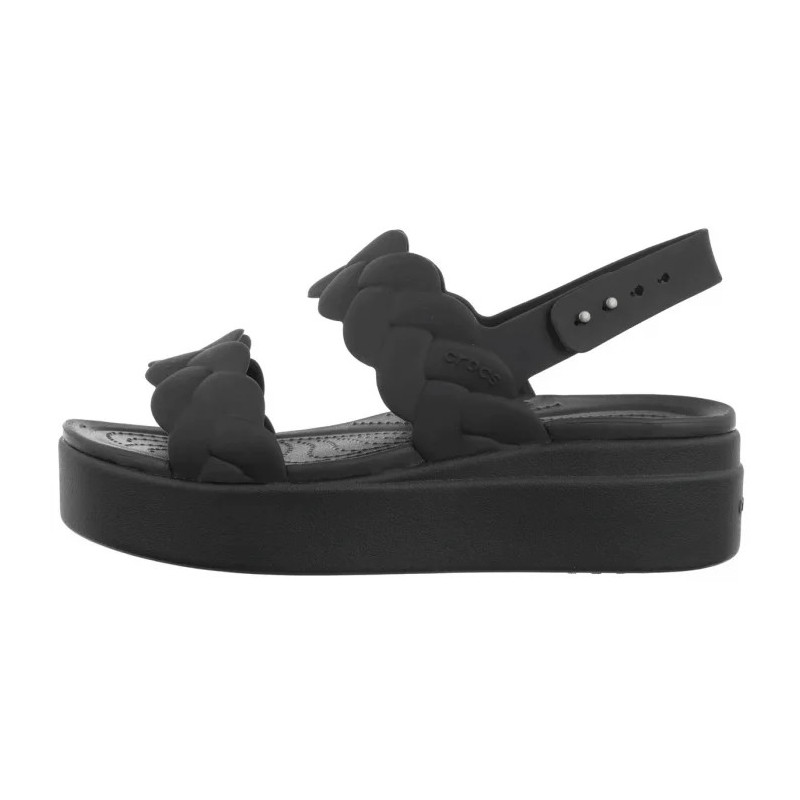 Crocs Brooklyn Woven Upper Lw Black/Black 209977-060 (CR383-b) bateliai