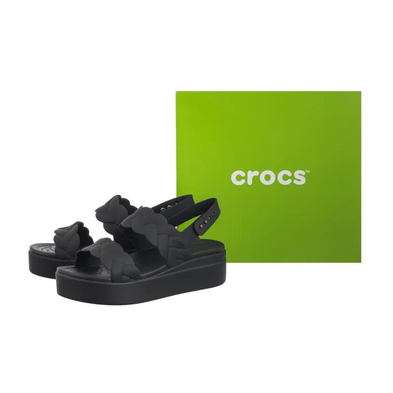 Crocs Brooklyn Woven Upper Lw Black/Black 209977-060 (CR383-b) kingad