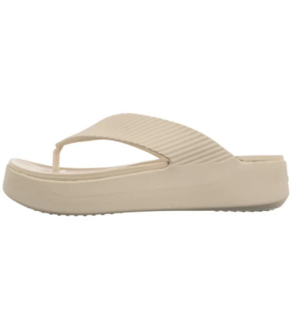 Crocs Getaway Groove Platform Flip Sandstone 210700-0LH (CR385-a) apavi