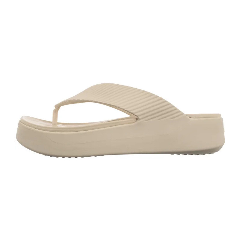 Crocs Getaway Groove Platform Flip Sandstone 210700-0LH (CR385-a) šlepetės
