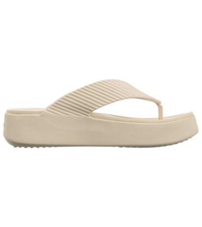 Crocs Getaway Groove Platform Flip Sandstone 210700-0LH (CR385-a) šlepetės