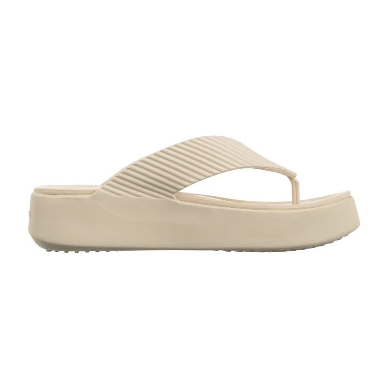 Crocs Getaway Groove Platform Flip Sandstone 210700-0LH (CR385-a) šlepetės