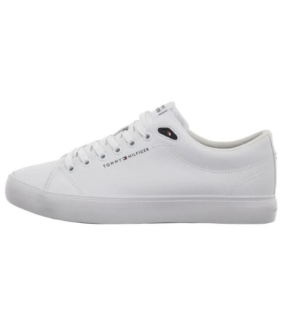 Tommy Hilfiger TH Hi Vulc Core Low Lth II Ess White FM0FM05511 YBS (TH1346-a) sporta apavi