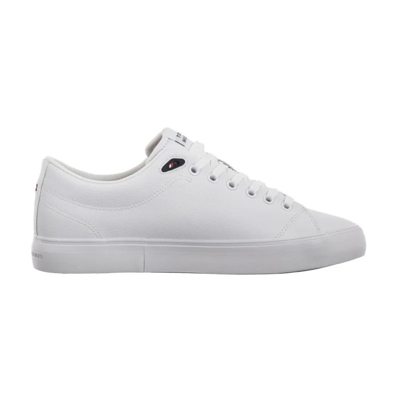Tommy Hilfiger TH Hi Vulc Core Low Lth II Ess White FM0FM05511 YBS (TH1346-a) sporta apavi