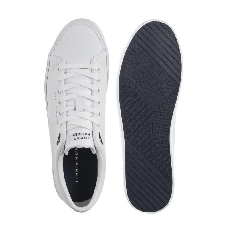 Tommy Hilfiger TH Hi Vulc Core Low Lth II Ess White FM0FM05511 YBS (TH1346-a) spordijalatsid
