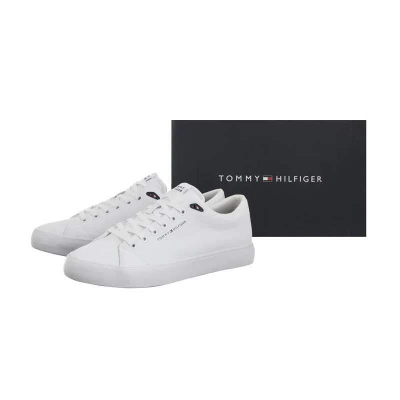 Tommy Hilfiger TH Hi Vulc Core Low Lth II Ess White FM0FM05511 YBS (TH1346-a) sporta apavi