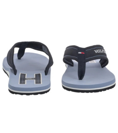 Tommy Hilfiger Hilfiger H Padded Beach Sandal Brisk Blue FM0FM05536 C2B (TH1348-a) apavi