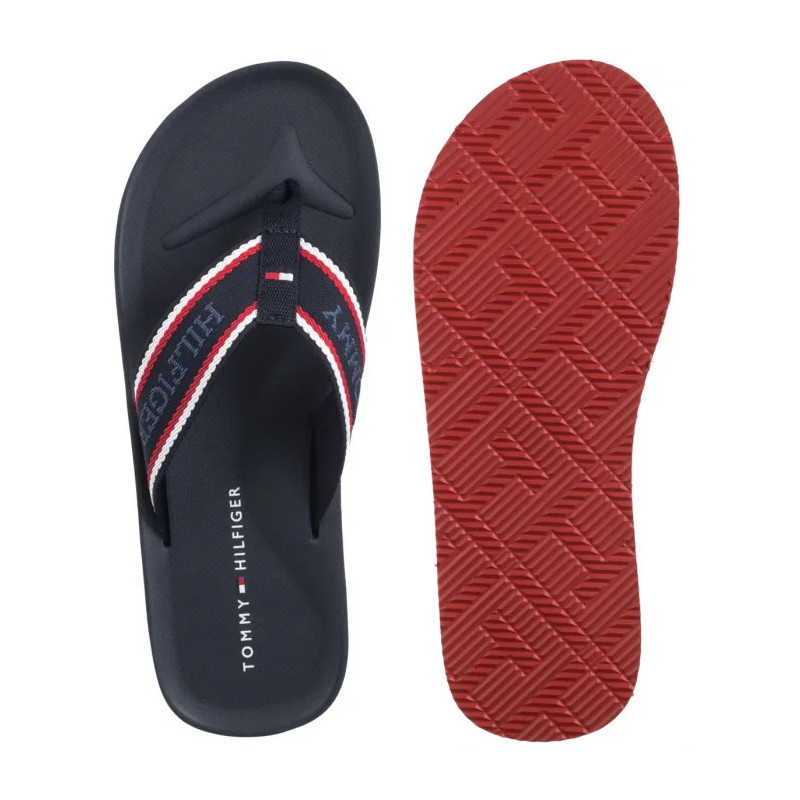 Tommy Hilfiger Comfort Hilfiger Beach Sandal Desert Sky FM0FM05510 DW5 (TH1349-a) apavi