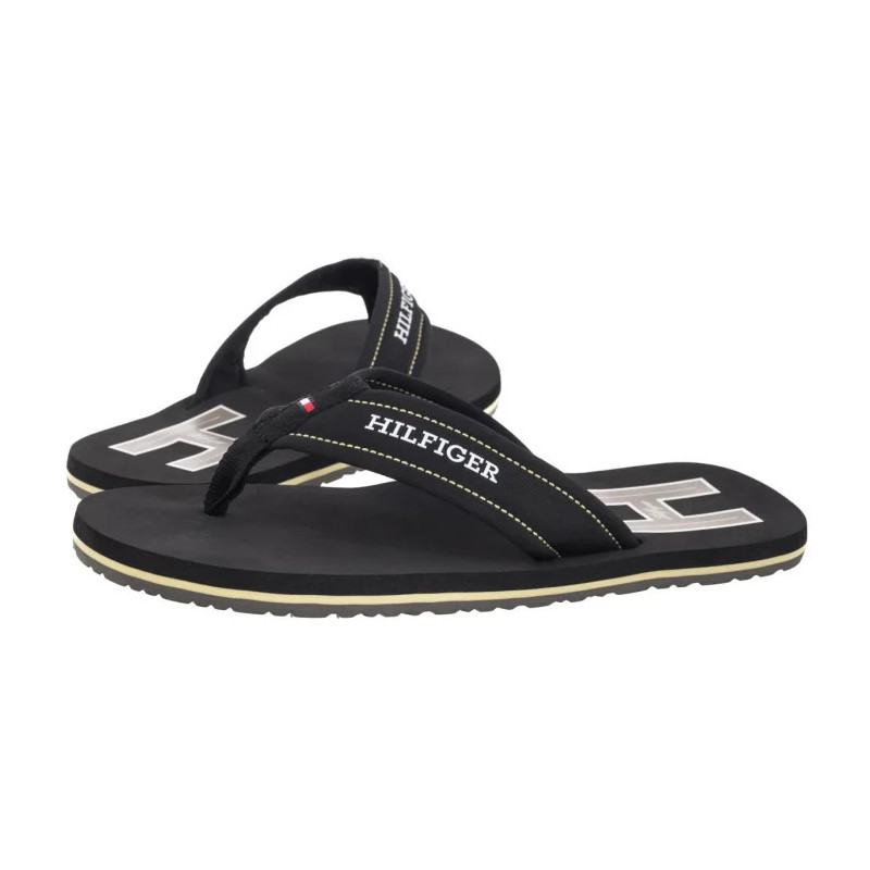 Tommy Hilfiger Hilfiger H Padded Beach Sandal Black FM0FM05536 BDS (TH1348-b) kingad
