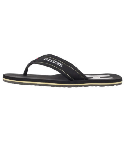 Tommy Hilfiger Hilfiger H Padded Beach Sandal Black FM0FM05536 BDS (TH1348-b) apavi