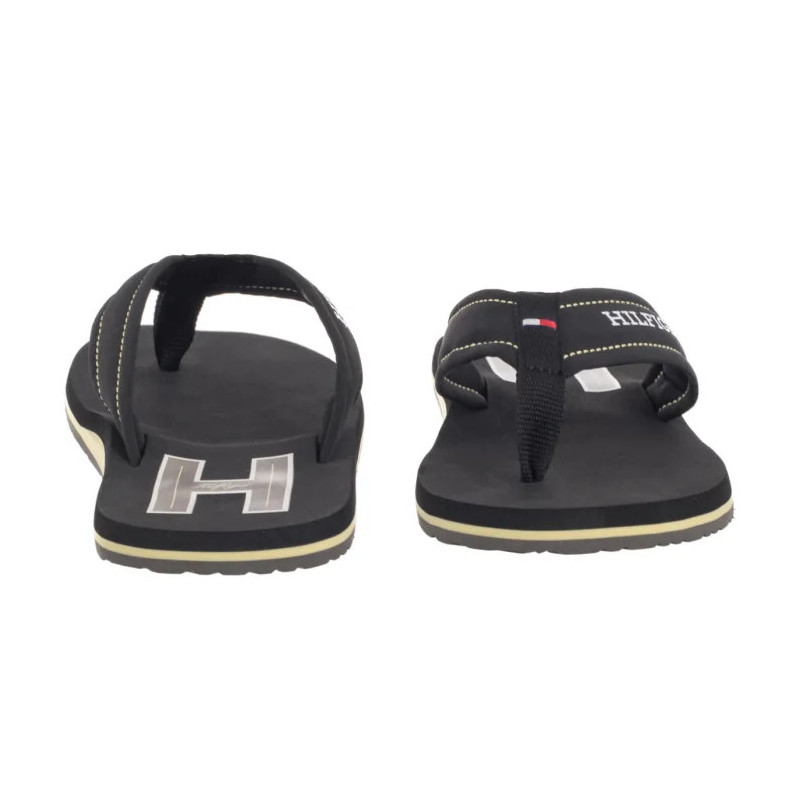 Tommy Hilfiger Hilfiger H Padded Beach Sandal Black FM0FM05536 BDS (TH1348-b) shoes