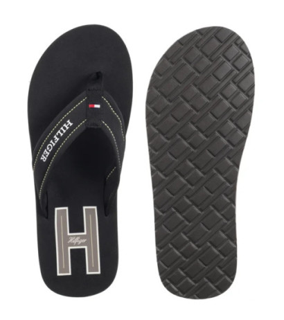 Tommy Hilfiger Hilfiger H Padded Beach Sandal Black FM0FM05536 BDS (TH1348-b) apavi