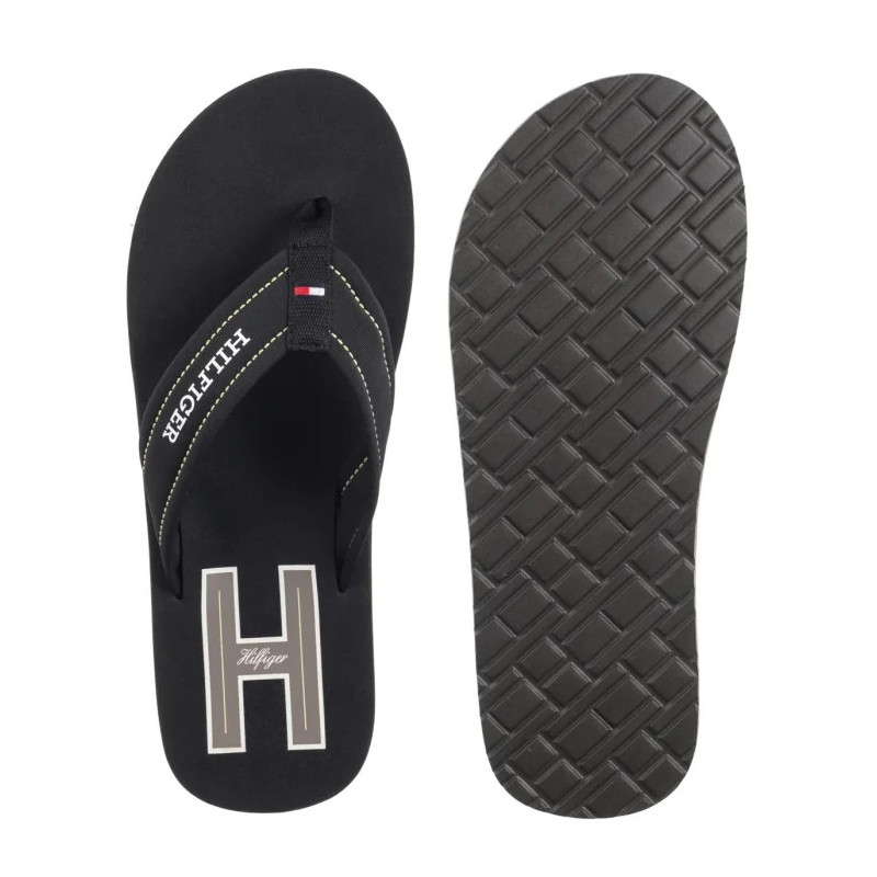 Tommy Hilfiger Hilfiger H Padded Beach Sandal Black FM0FM05536 BDS (TH1348-b) batai