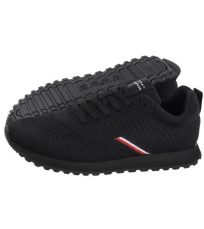Tommy Hilfiger New Runner Eva Corpo Knit Black FM0FM05648 BDS (TH1351-a) sports shoes