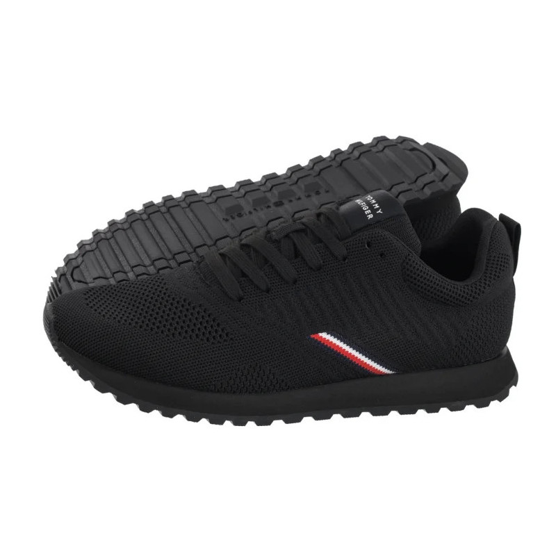Tommy Hilfiger New Runner Eva Corpo Knit Black FM0FM05648 BDS (TH1351-a) sporta apavi