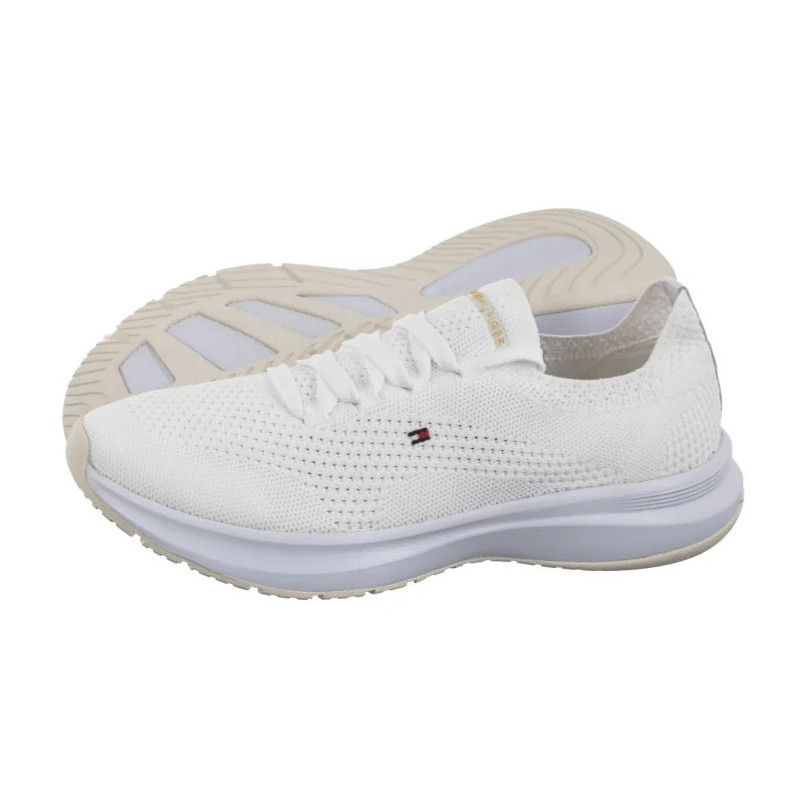 Tommy Hilfiger TH Knit Runner White FW0FW08813 YBR (TH1347-a) sports Shoes