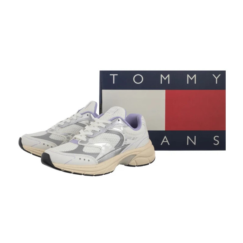 Tommy Hilfiger Archive'25 Ecru/Pale Amethyst EN0EN02809 02R (TH1352-a) sporta apavi
