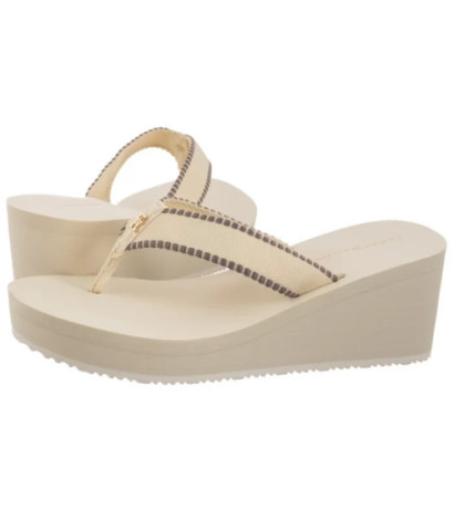 Tommy Hilfiger Wedge Beach Sandal Muslin FW0FW08738 ACJ (TH1353-a) shoes