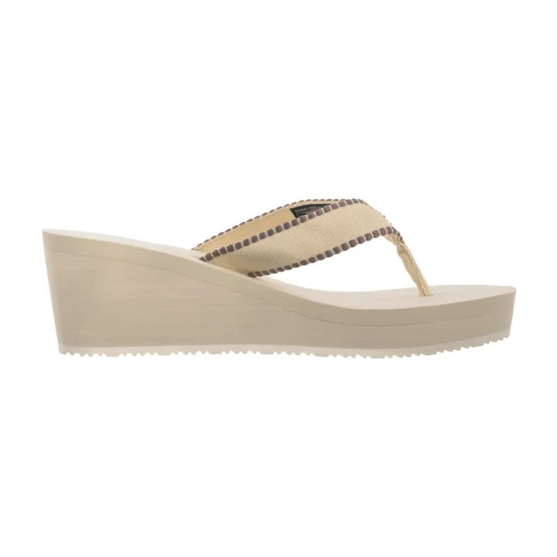 Tommy Hilfiger Wedge Beach Sandal Muslin FW0FW08738 ACJ (TH1353-a) shoes